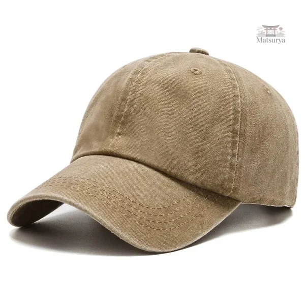Casquette Délavée style japonais pour un look décontracté