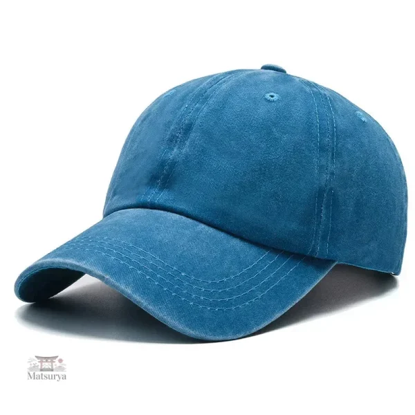 Accessoire mode : casquette japonaise délavée unisexe