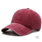 Casquette tendance japonaise avec effet délavé