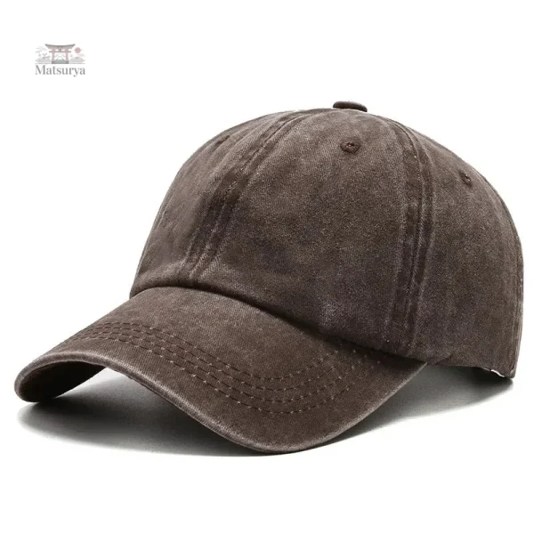 Casquette japonaise délavée, idéale pour les sorties décontractées