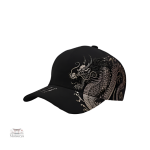 Casquette avec motif de dragon japonais