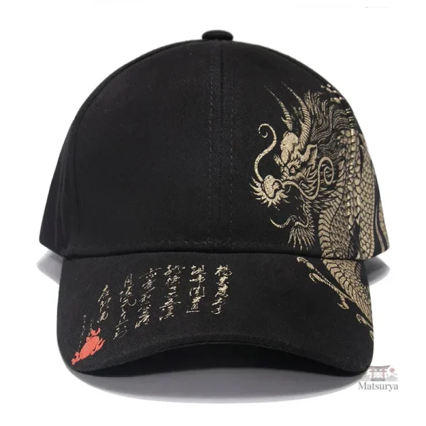 Casquette design dragon inspirée du Japon