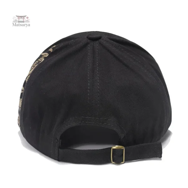 Casquette style japonais avec dragon art