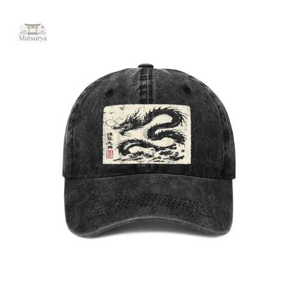 casquette-japonaise-dragon-classique-1 Casquette Japonaise Dragon
