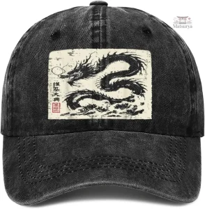 Casquette Dragon Classique en style japonais