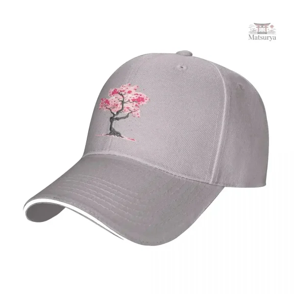 Casquette artisanale japonaise fleurs de cerisier