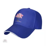 Style japonais : casquette avec fleurs délicates