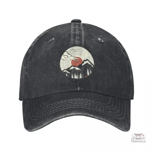 Casquette Japonaise Mont avec logo subtil