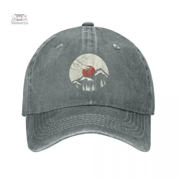 Casquette Japonaise Mont en tissu léger