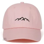 Casquette avec motifs de montagnes japonaises