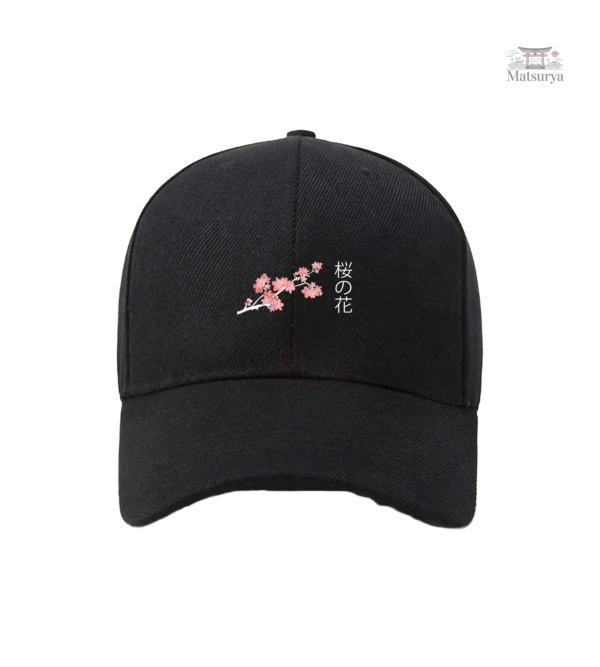 casquette-japonaise-sakura-minimaliste-1 Casquette japonaise minimaliste avec motif Sakura