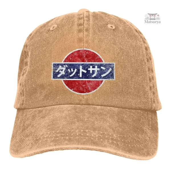 Casquette Japonaise avec motifs vintage distinctifs