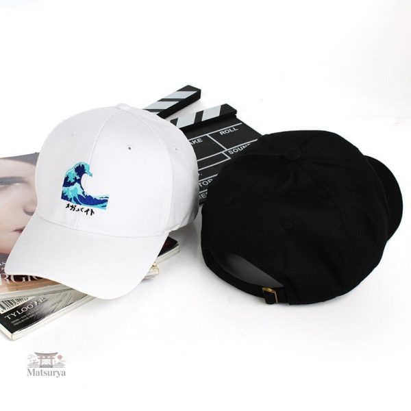 Accessoire mode : Casquette Vague inspirée de la culture japonaise