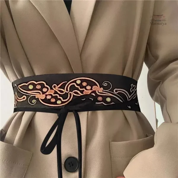 Ceinture japonaise élégante pour tenue traditionnelle