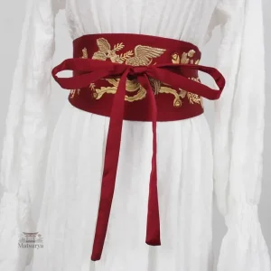 Ceinture large en tissu pour un style chic