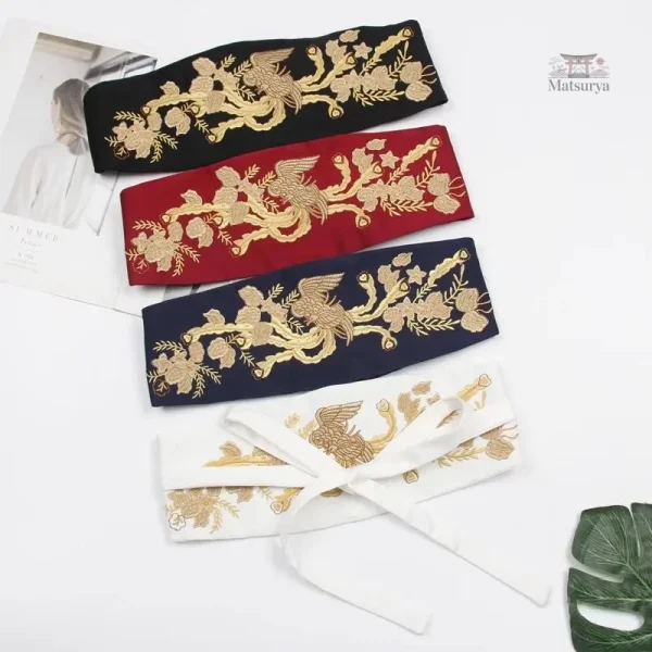 Design raffiné de ceinture japonaise pour femmes