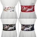 Ceinture traditionnelle avec design de grues