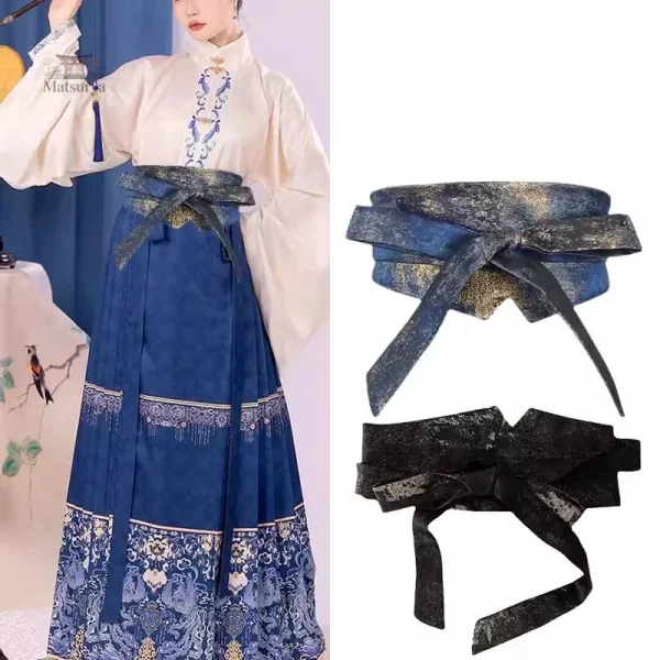 Élégante ceinture japonaise pour femme