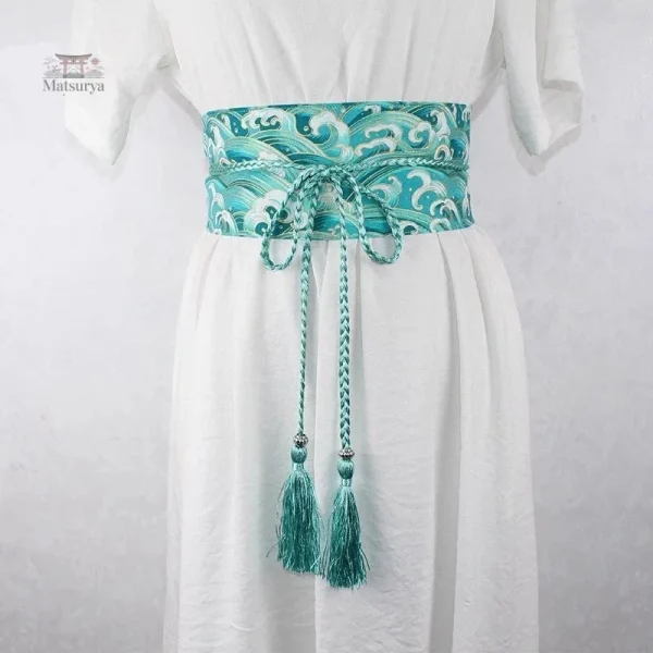 Ceinture Obi design vague, élégante et unique