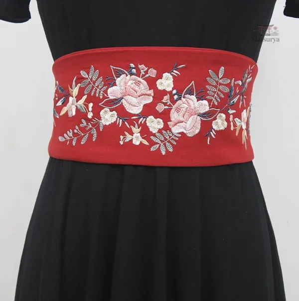 Ceinture Obi avec finition soignée