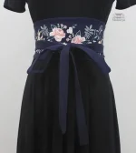 Ceinture Obi large avec nœud stylisé
