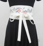 Ceinture Obi en couleur unie