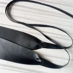 Ceinture obi stylée en cuir