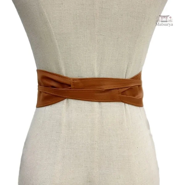 Ceinture obi cuir tendance
