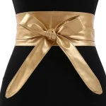 Ceinture obi dorée pour une touche sophistiquée à vos tenues