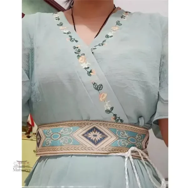 Ceinture obi pour femme en tissu