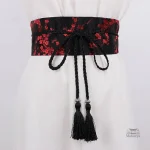 Ceinture obi femme élégante en tissu