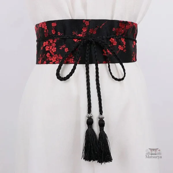 Ceinture obi femme élégante en tissu