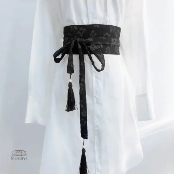 ceinture-obi-noire-1 Ceinture obi noire élégante pour un style raffiné