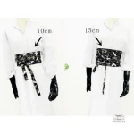 Accessoire de mode : ceinture obi noire pour femme