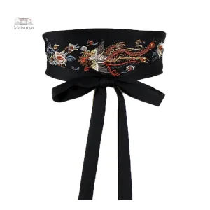 Ceinture obi avec motifs uniques et couleurs vives