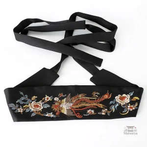Accessoire de mode, ceinture obi vintage élégante