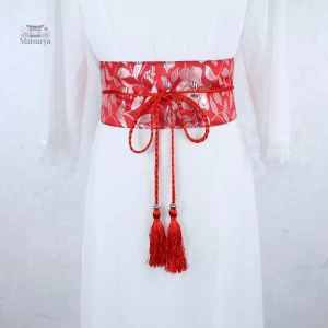 Ceinture obi vintage femme en tissu élégant