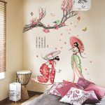 Stickers de cerisier japonais pour décoration