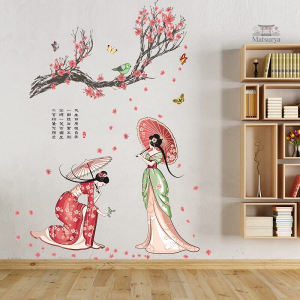 Stickers décoratifs cerisier pour intérieur