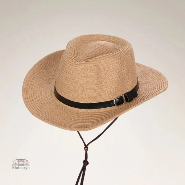 Chapeau de paille traditionnel japonais, élégant et léger