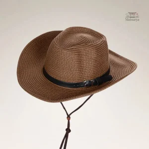 Accessoire estival : chapeau japonais en paille naturelle