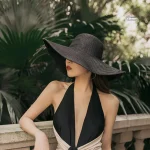 Chapeau en paille japonais pour femme