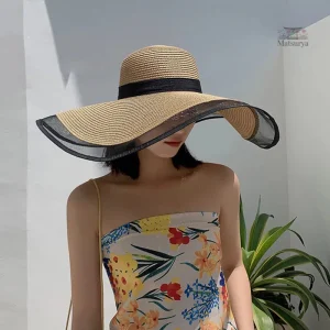 Accessoire de mode japonais en paille