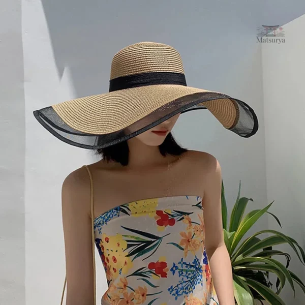 Accessoire de mode japonais en paille