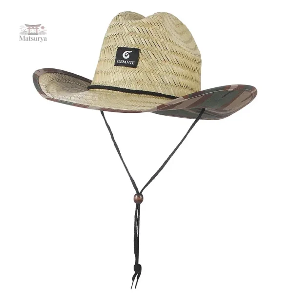 Accessoire de mode : chapeau japonais à bord large