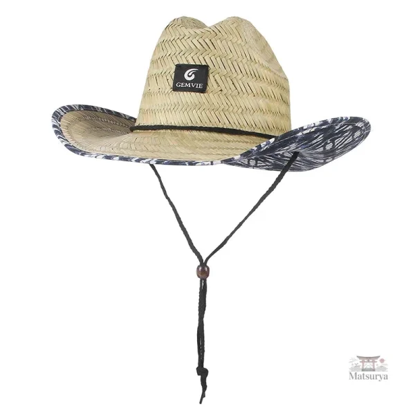 Chapeau japonais traditionnel avec bord ample et chic