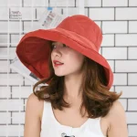 Chapeau japonais élégant à large bord
