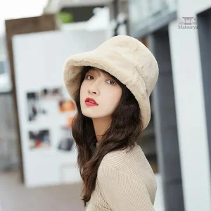 Chapeau d'Hiver japonais en tissu chaud et confortable