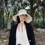 Chapeau Japonais de Plage à Sangle