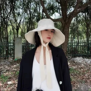 Chapeau Japonais de Plage à Sangle